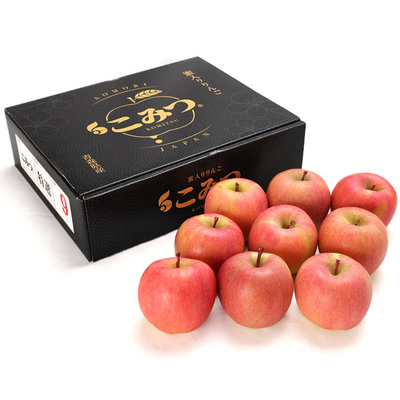 青森県産蜜入りりんご「こみつ」約2kg箱（9～12玉）