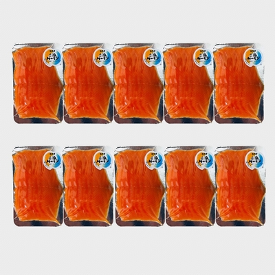 北海道二海サーモンスモーク　50g×10個セット