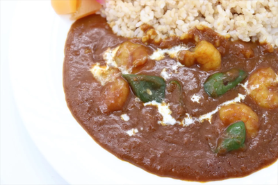 ふるさと野菜と海老のヘルシーカレー（5パック）