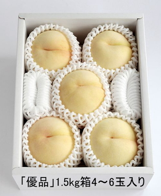 黄金桃【優品】4-6玉入 1.5kg箱 