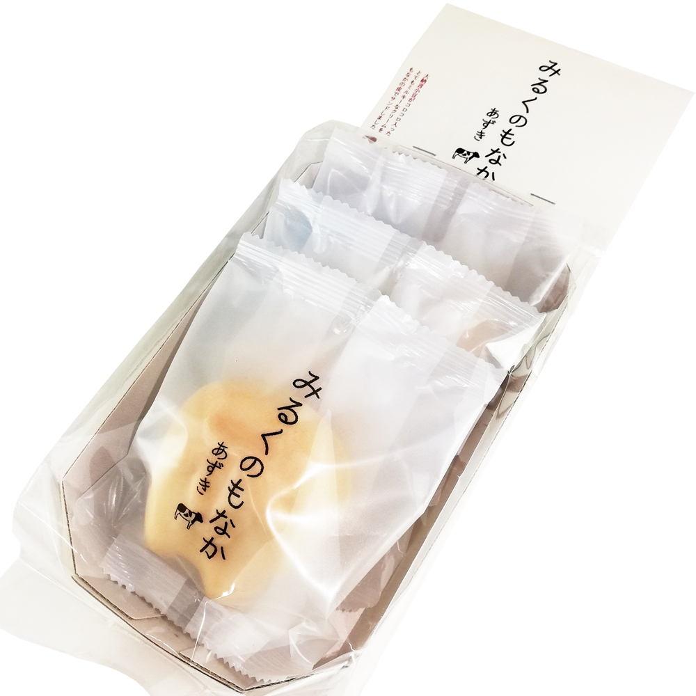 みるくのもなか あずき 3個入 | 千秋堂オンラインショップ