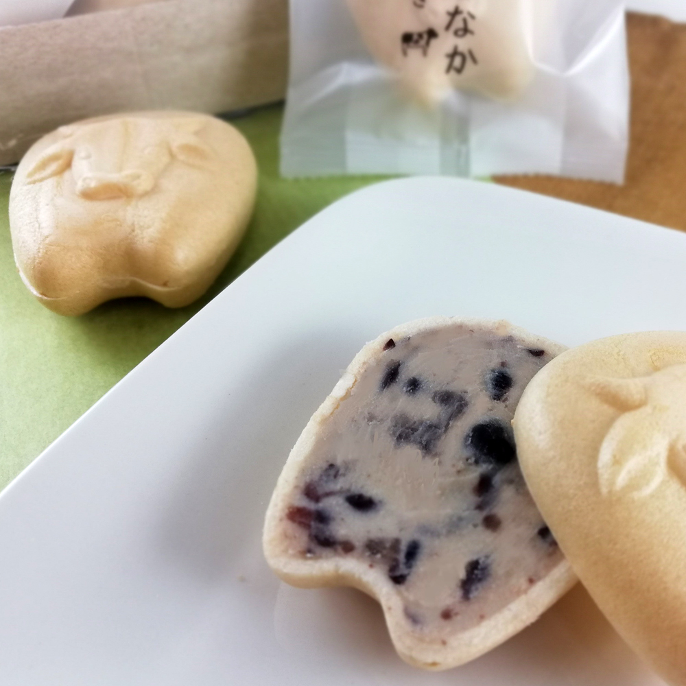 みるくのもなか あずき 3個入 | 千秋堂オンラインショップ