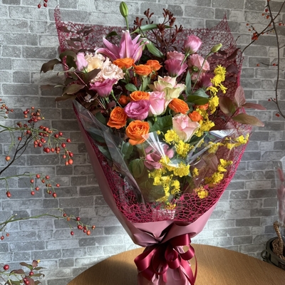 季節の花束Lサイズ【色味おまかせ】