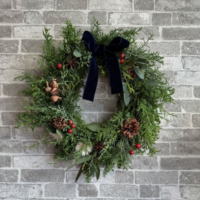 フレッシュXmasリース【Mサイズ】