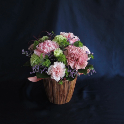 母の日アレンジメント【ベビーピンク】