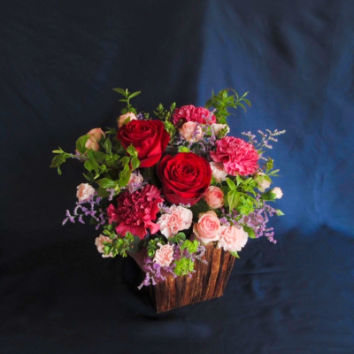 母の日アレンジメント【ワイン】