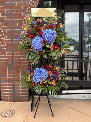 スタンド花2段
