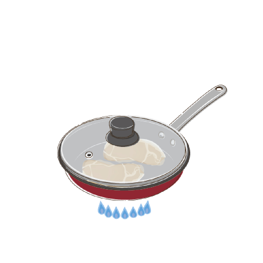 豚ロースみそ漬・焼き方④
