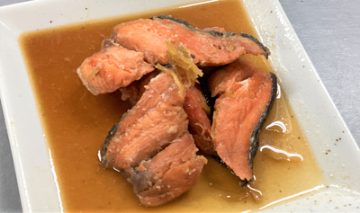【紅鮭】商品番号21《レンジで煮魚》紅鮭尾の身 しょうゆ煮