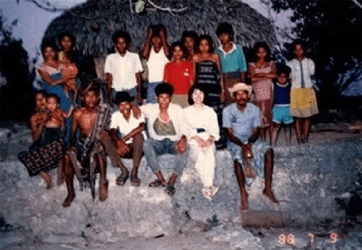 伝統的な暮らしが残る小さな村