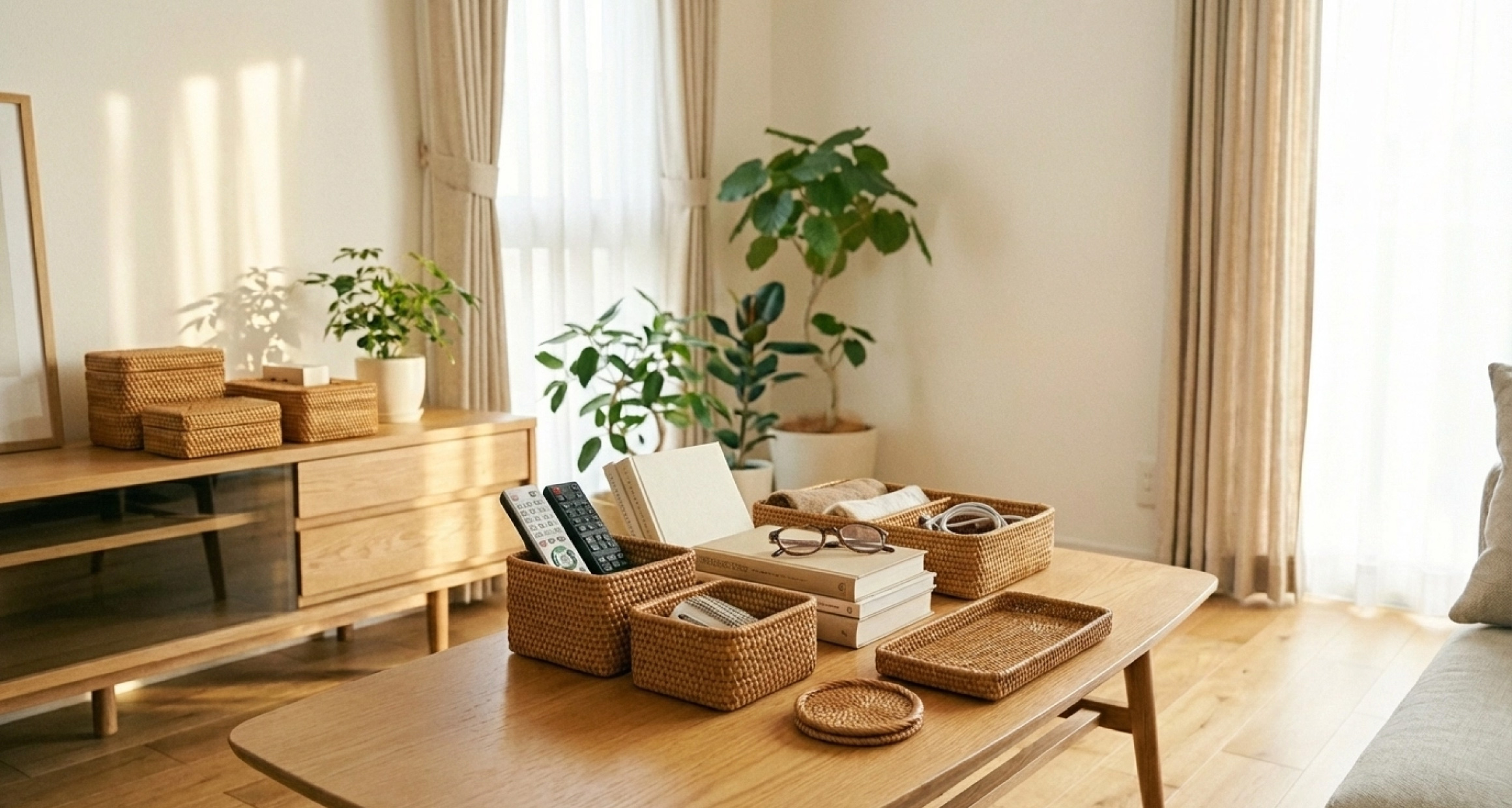 収納にもインテリアにも