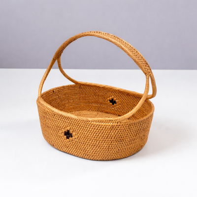 手つき花かご No.161