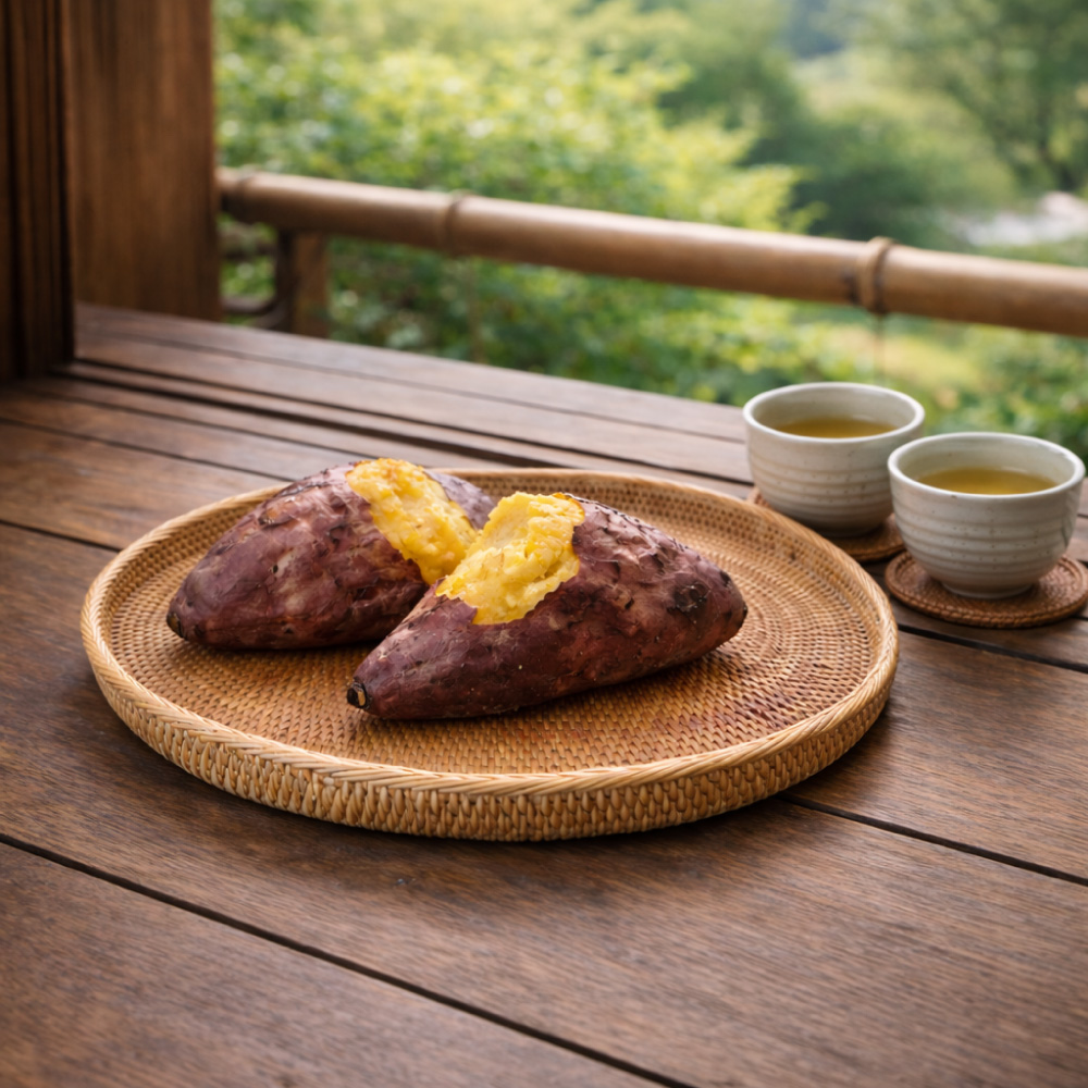 縁付き楕円トレー