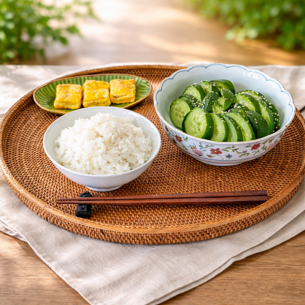 縁付き楕円トレー