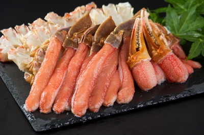 冷凍生本ずわいがにセット 800g 昆布入