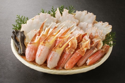 冷凍生本ずわいがに  爪身・肩肉セット 1kg