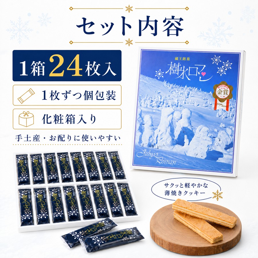 セット内容 1箱24枚入 個包装 化粧箱入り