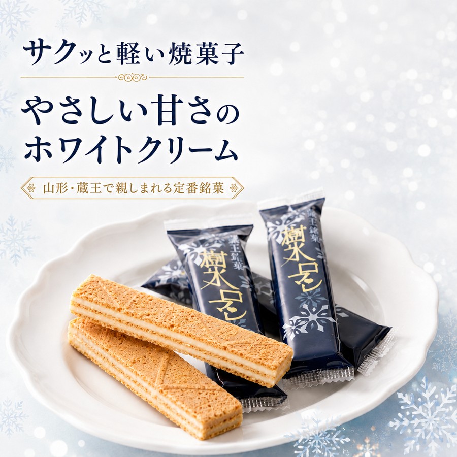 樹氷ロマン サクッと軽い焼菓子 ホワイトクリーム