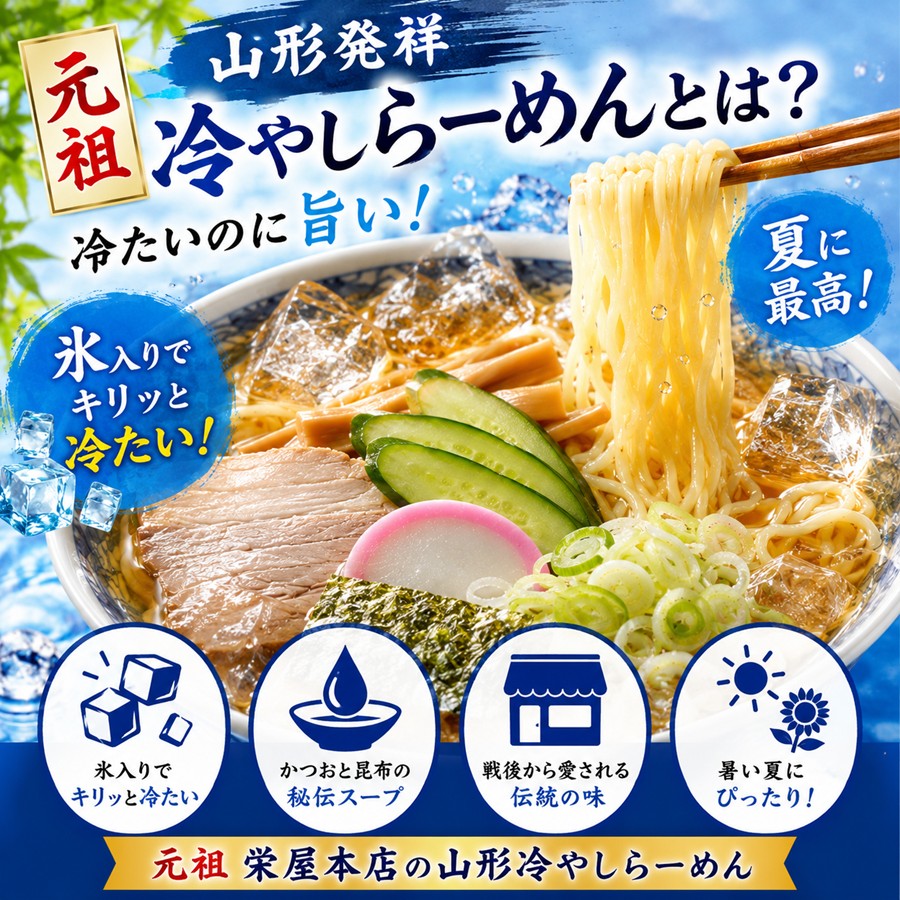 山形発祥 冷やしらーめんとは