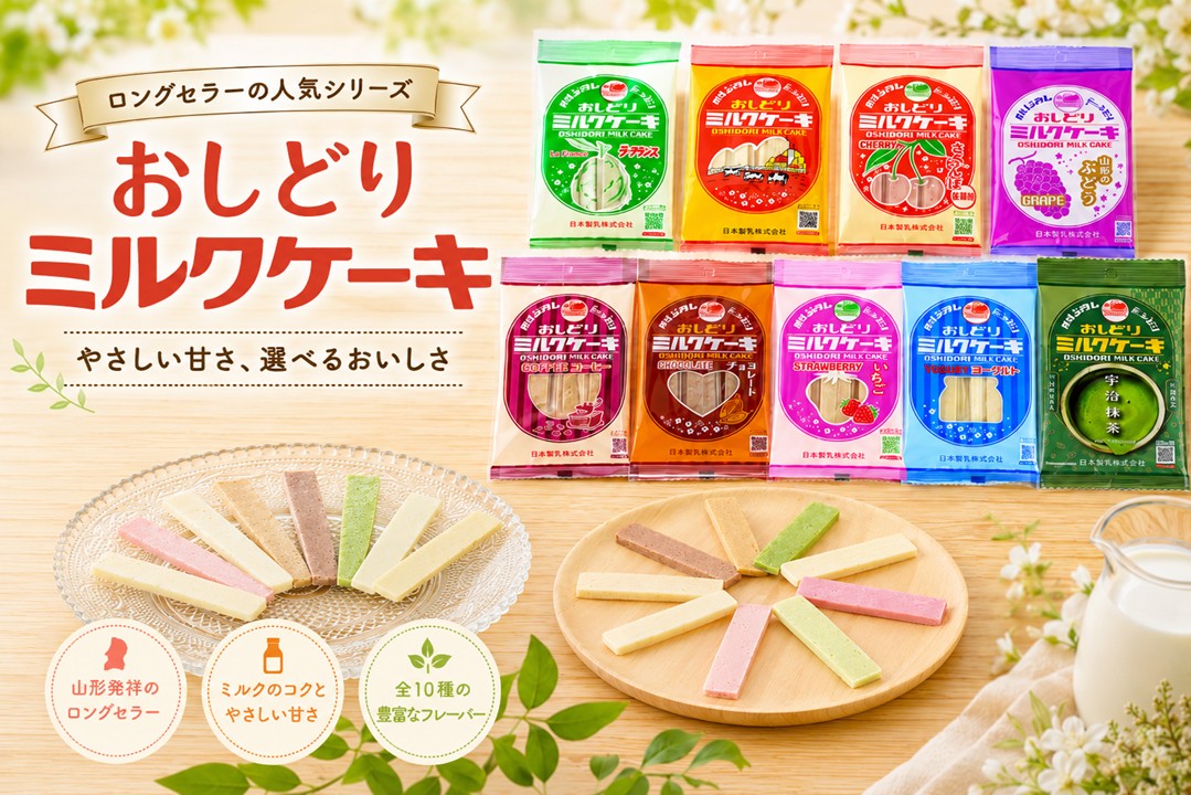 おしどりミルクケーキ シリーズ 日本製乳