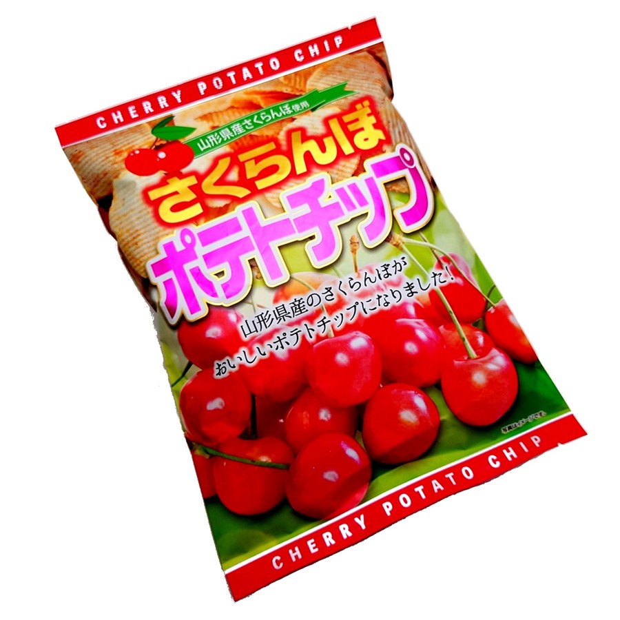 山形限定 さくらんぼポテトチップ 1袋(100g) | 加藤物産オフィシャルEC