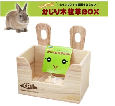 川井　うさミミかじり木牧草ＢＯＸ