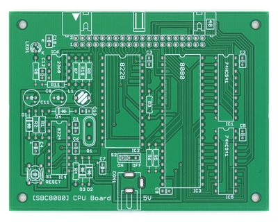 SBC8080-CPU ルーズキット (プリント基板の販売のみ)