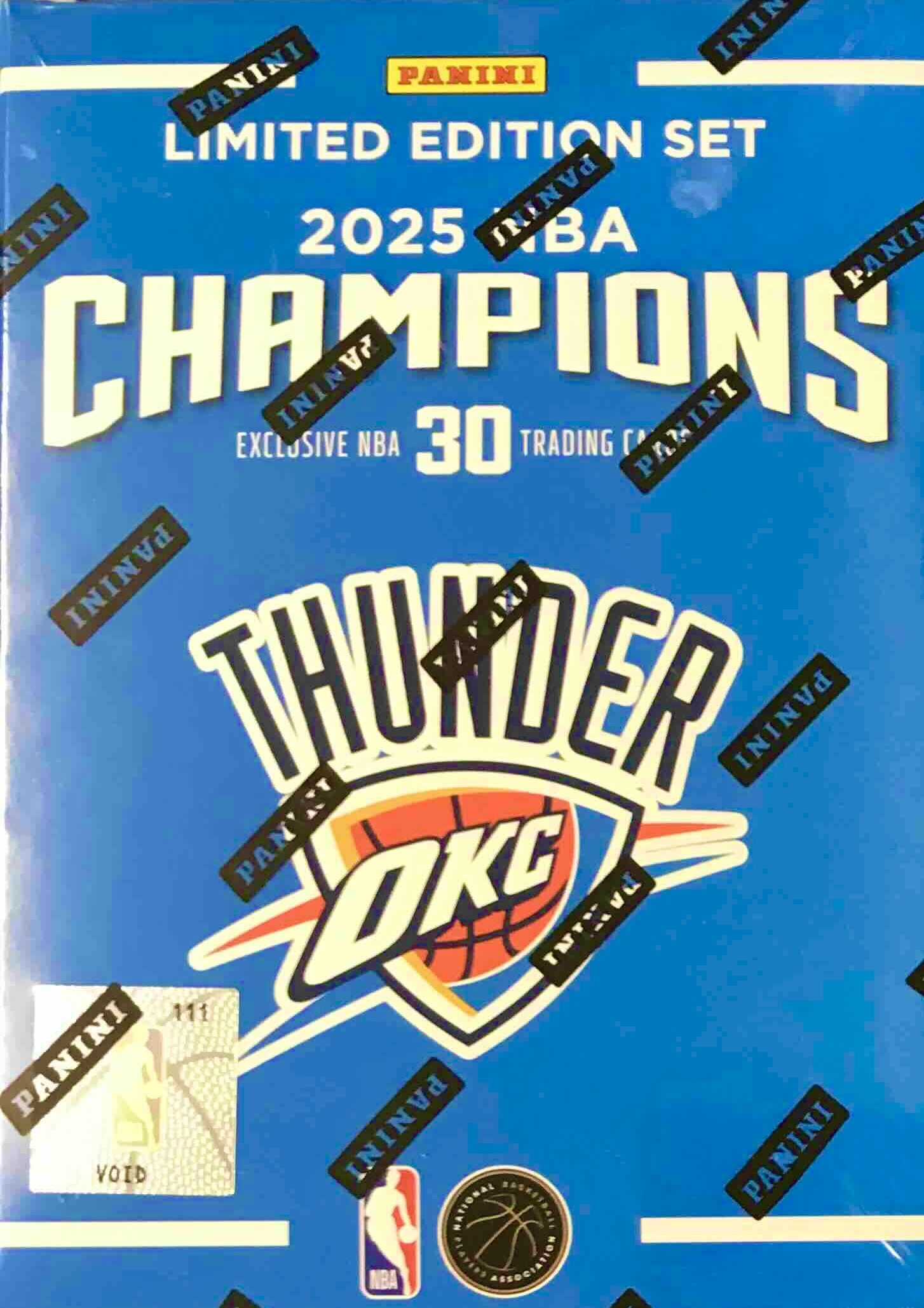 NBA 2025 Panini OKC Thunder Champions Team Set Box | えびす