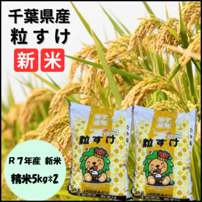 令和7年産 新米　粒すけ5キロ×２セット