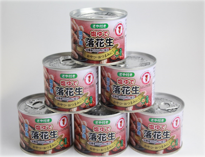 塩ゆで落花生（6缶1セット）
