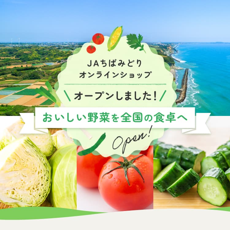 JAちばみどりオンラインショップオープンしました！