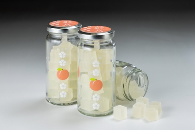 彩花～砂丘桃～ （琥珀糖）5本　※送料込み