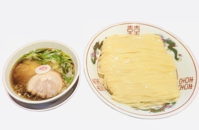 つけそば（2人前。チャーシュー、メンマ入り。冷凍でのお届け）