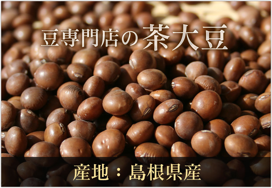 豆専門店の茶大豆