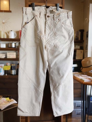 SEA ISLAND COTTON デパーチャーパンツ white