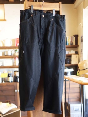 SEA ISLAND COTTON デパーチャーパンツ black
