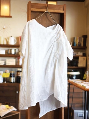 ショートスリーブブラウズ K501-A white