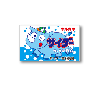 マルカワ サイダーフーセンガム (55個)