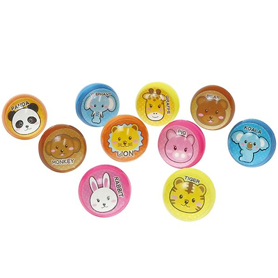 スーパーボールどうぶつ27mm  【100個入り】