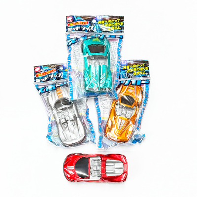 プルバックミッドシップスポーツカー (12個入り)