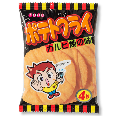 東豊 ポテトフライ カルビ焼の味 11g (20個)