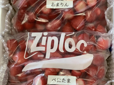 【あまりん・べにたま】食べ比べ 冷凍いちご２Kg♪