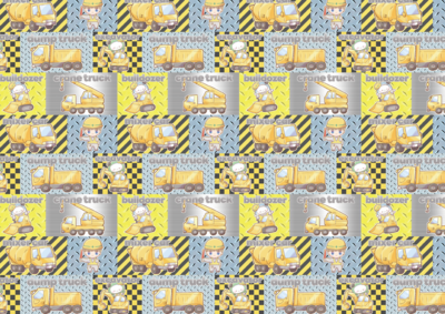 DP44　重機パッチワーク