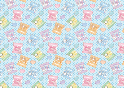 DP79　水色お菓子