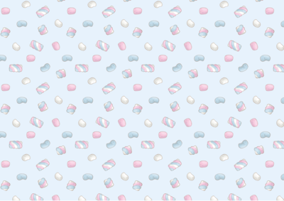 DP87　マシュマロ水色