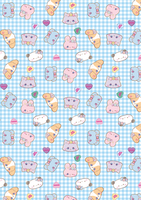 DP92　キャンディーハーツフェイス水色