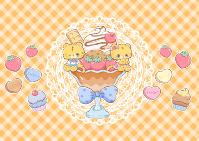 DP103　ラムらぷパフェ平袋