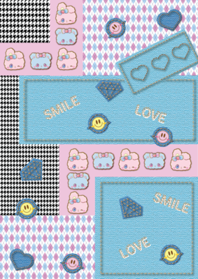 DP115　千鳥パッチワーク