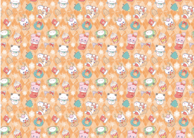 DP134　クリスマスオレンジアーガイル