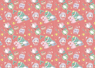 DP135　クリスマス赤ニット